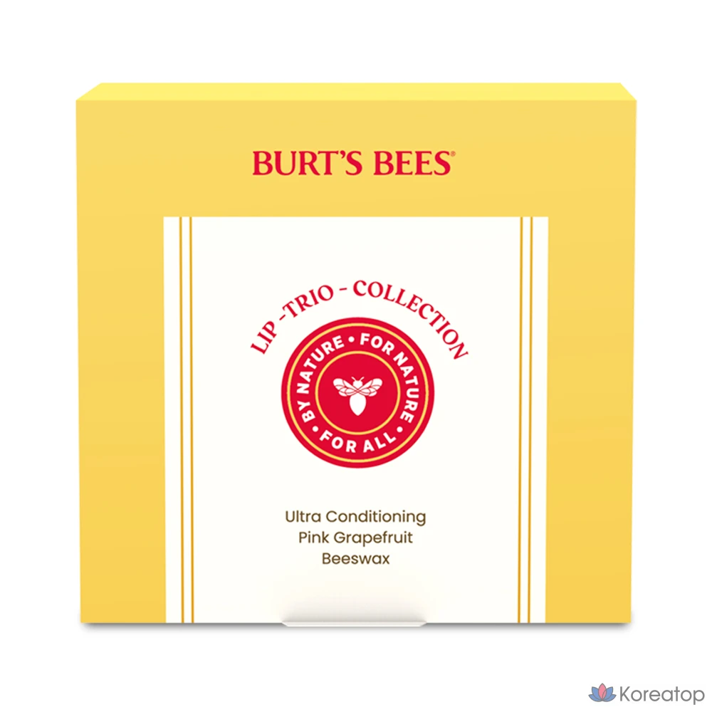 Набор для ухода Burt's Bees Lip Collection 3-piece Set (Lip Balm 3 types), 1 шт.