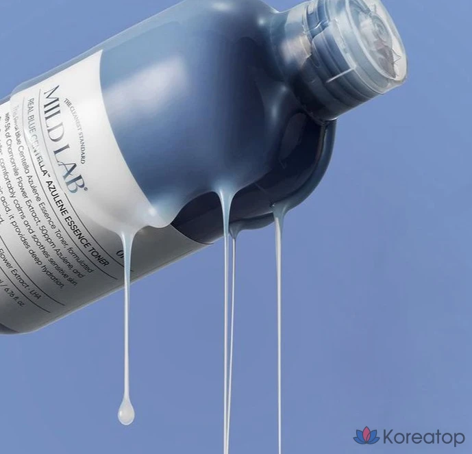 Тонер Mild Lab Real Blue Centella Azulene Essence Toner, 200 мл, 1 шт.