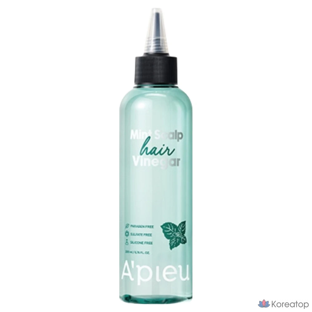 Тонер для кожи головы A'Pieu Mint Scalp Hair Vinegar, 200 мл, 1 шт.
