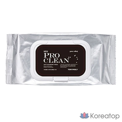Салфетки для снятия макияжа Tony Moly Pro Clean Soft Cleansing Tissue, 50 шт.