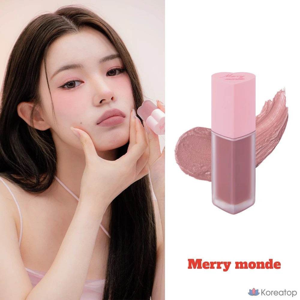 Тинт для губ Heartpercent Merrymond Cherry Heart Mega Tint, оттенок 01 Mute Cherry, 1 шт.