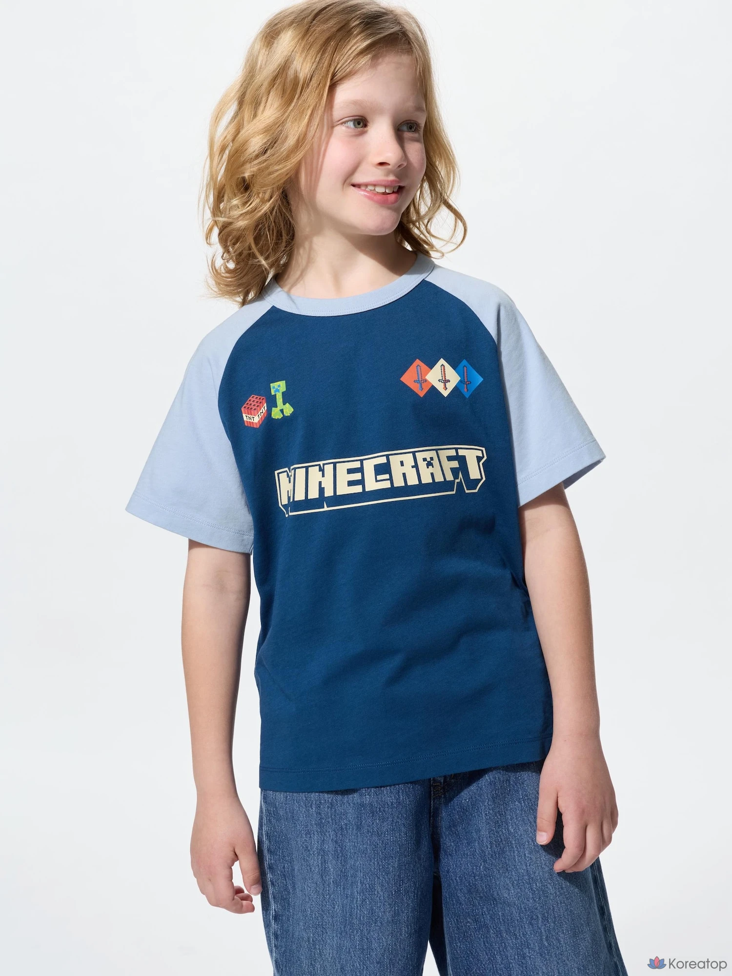 Футболка детская Uniqlo Minecraft UT Graphic T-Shirt