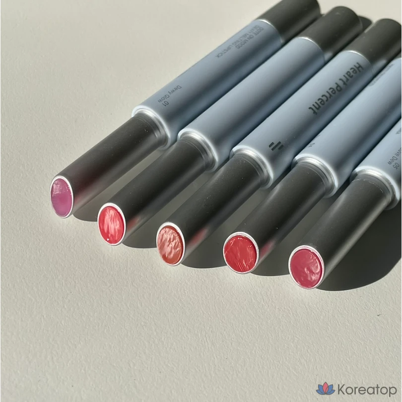 Бальзам для губ Heart Percent Dot On Mood Dewy Melting Lipstick, оттенок 06 Mood Brown, 1.5 г, 1 шт.