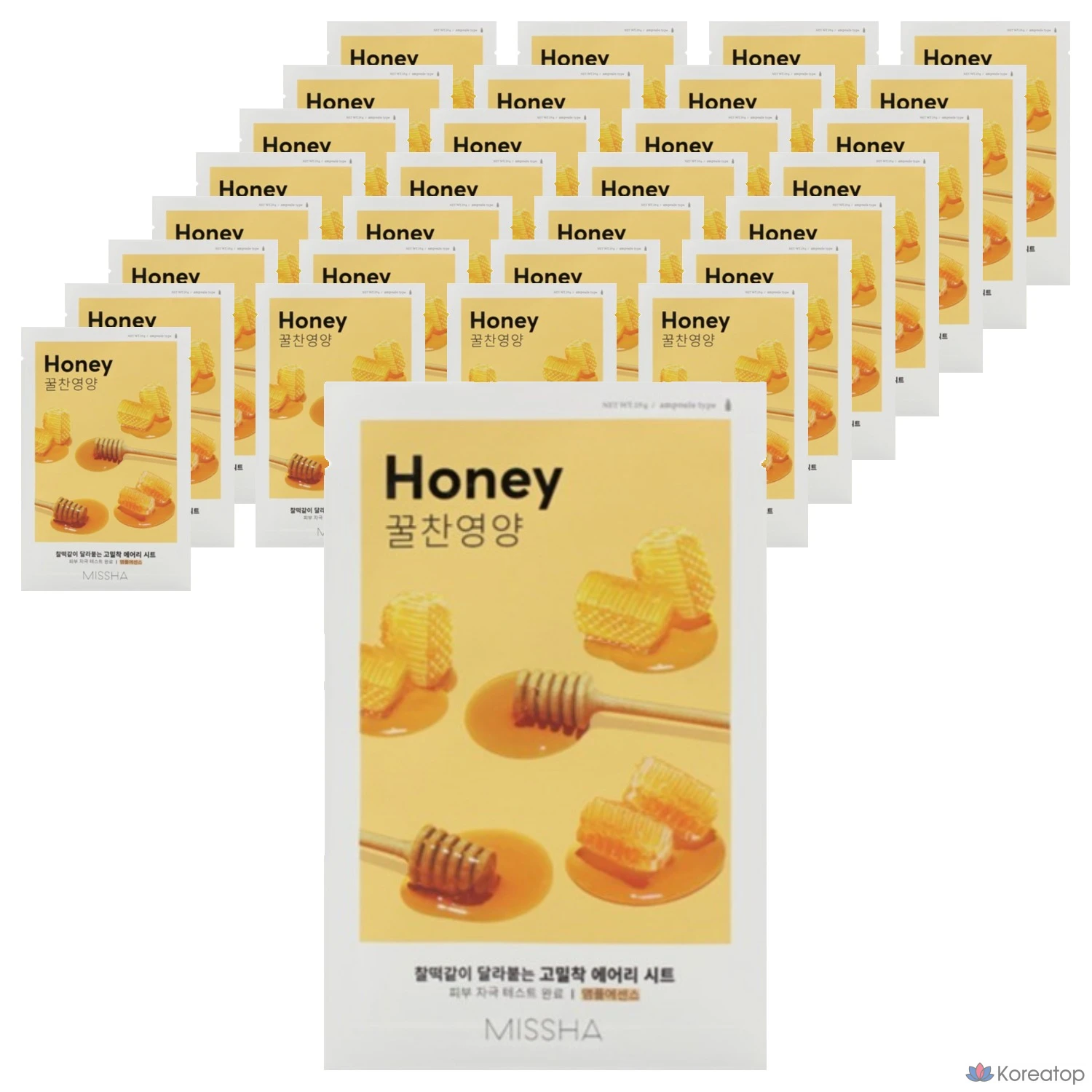 Тканевая маска для лица Missha Airy Fit Sheet Mask Honey, 120 шт.