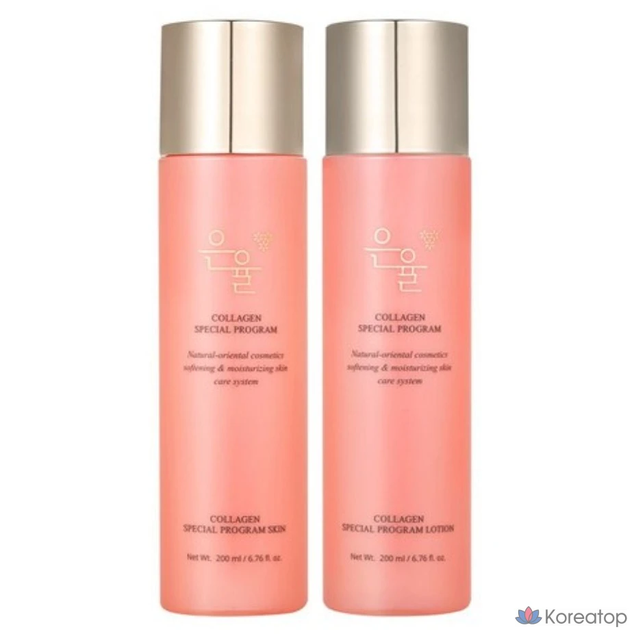 Набор для ухода Eunyul Collagen Special Skin Lotion 2-piece Set (Toner + Lotion), 2 шт.