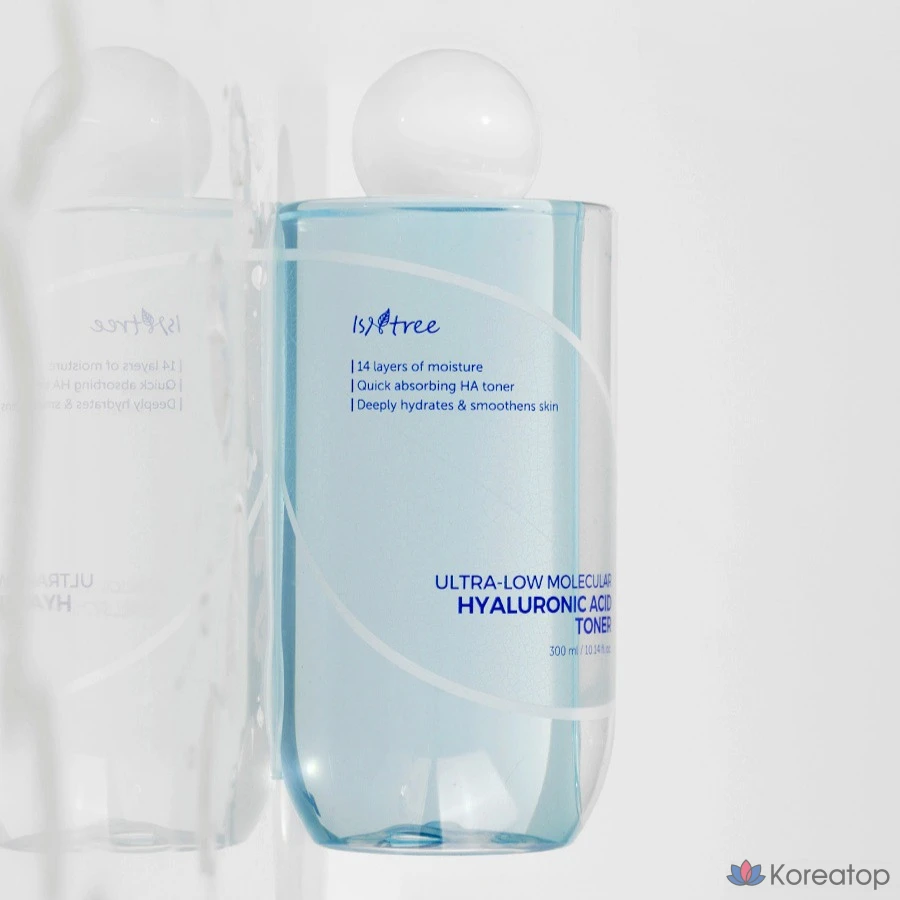 Тонер IsNtree Ultra-Low Molecular Hyaluronic Acid Toner, 300 мл, 1 шт.