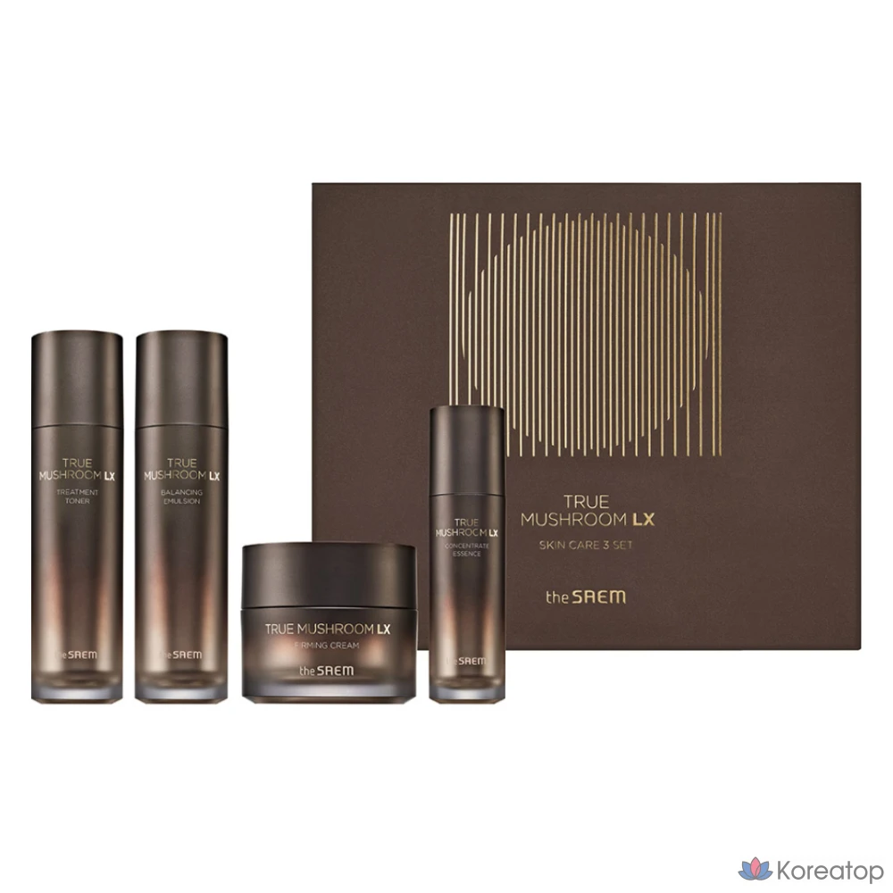 Набор для ухода The Saem True Mushroom LX 3-piece Set, 1 шт.