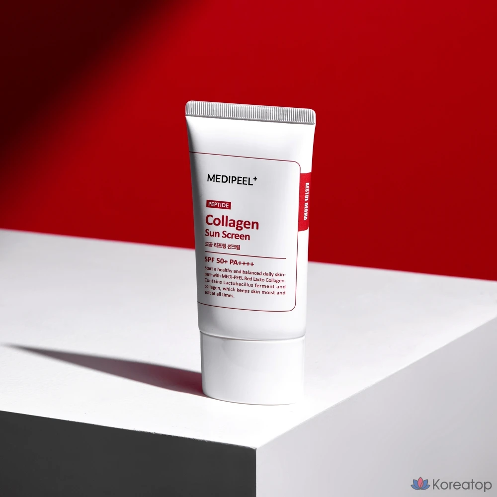 Солнцезащитный крем Medi-Peel Red Lacto Collagen Pore Lifting Sun Cream SPF50+ PA++++, 50 мл, 1 шт.