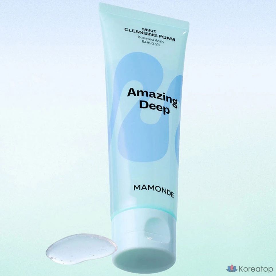 Очищающая пенка Mamonde Amazing Deep Mint Cleansing Foam, 120 мл, 1 шт.