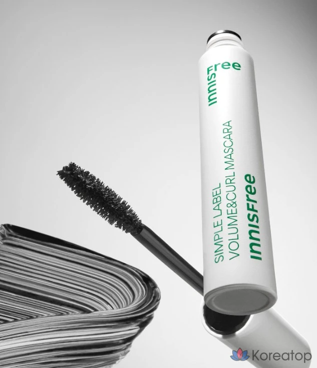 Тушь для ресниц Innisfree Simple Label Long &amp; Curl Mascara, 7.5 г, 1 шт.