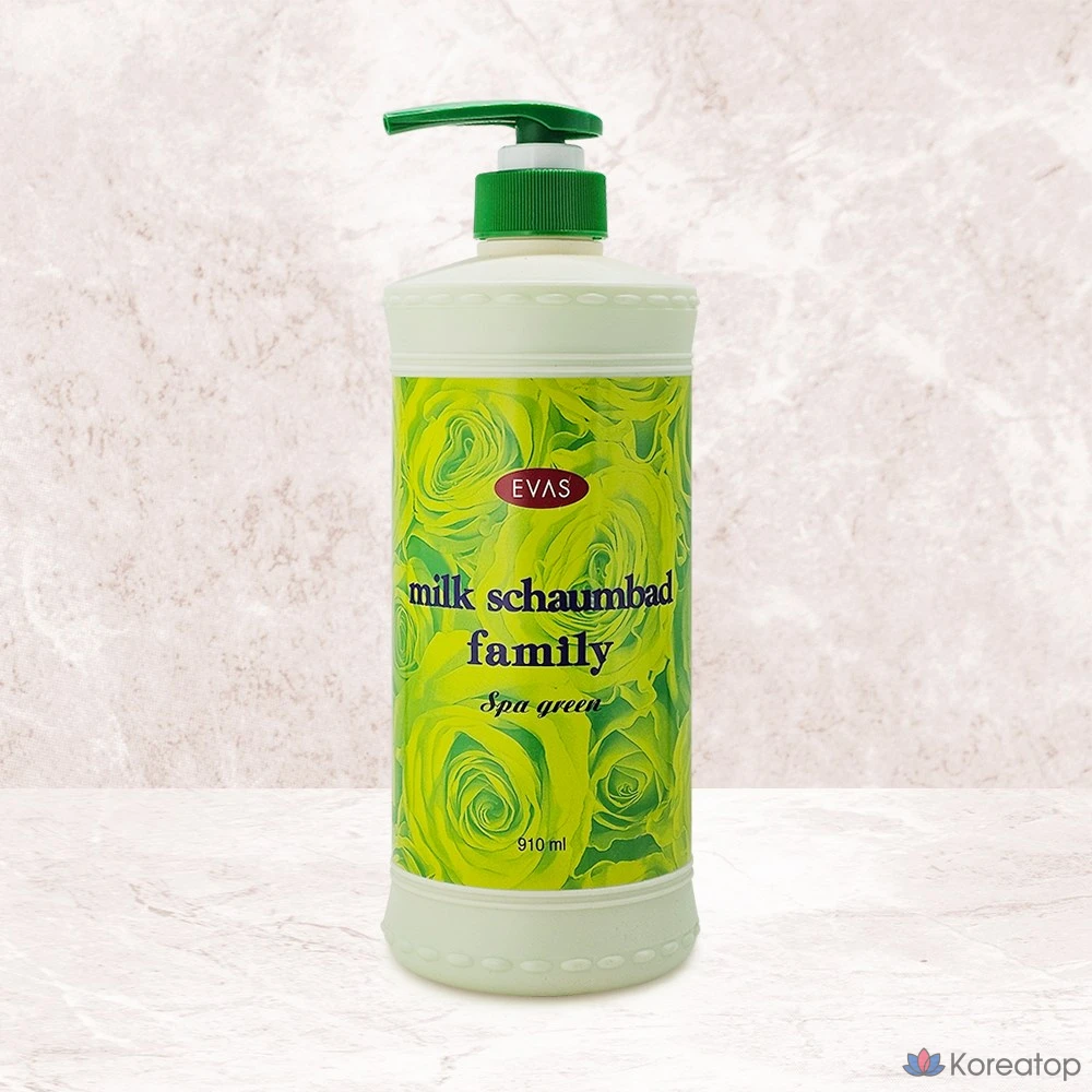 Гель для душа EVAS Milk Shampoo Bar Body Cleanser Spa Green, 910 мл, 1 шт.