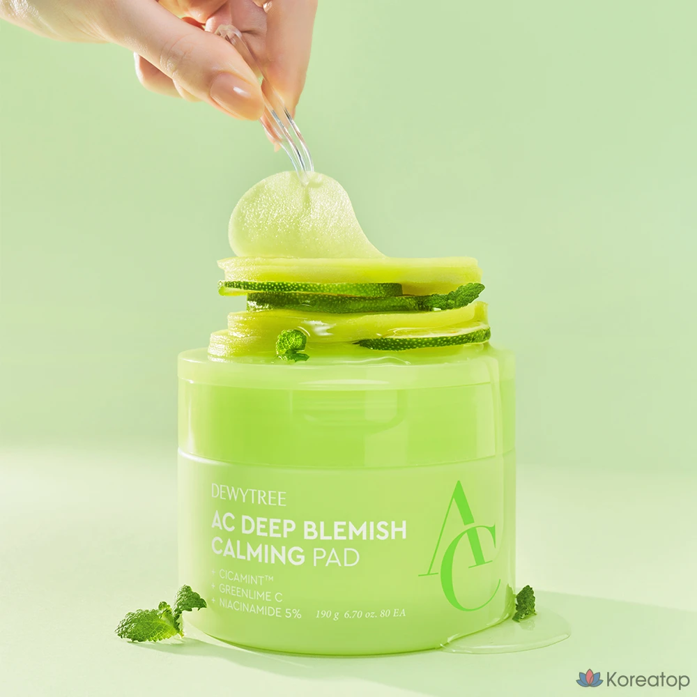 Пэды для лица Dewytree AC Deep Calming Spot Pad, 190 г, 80 шт.