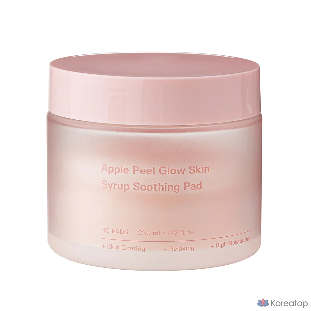 Пилинг-пэды Sungboon Editor Apple Peel Smooth Glow Syrup Soothing Pad, 230 мл, 40 шт.