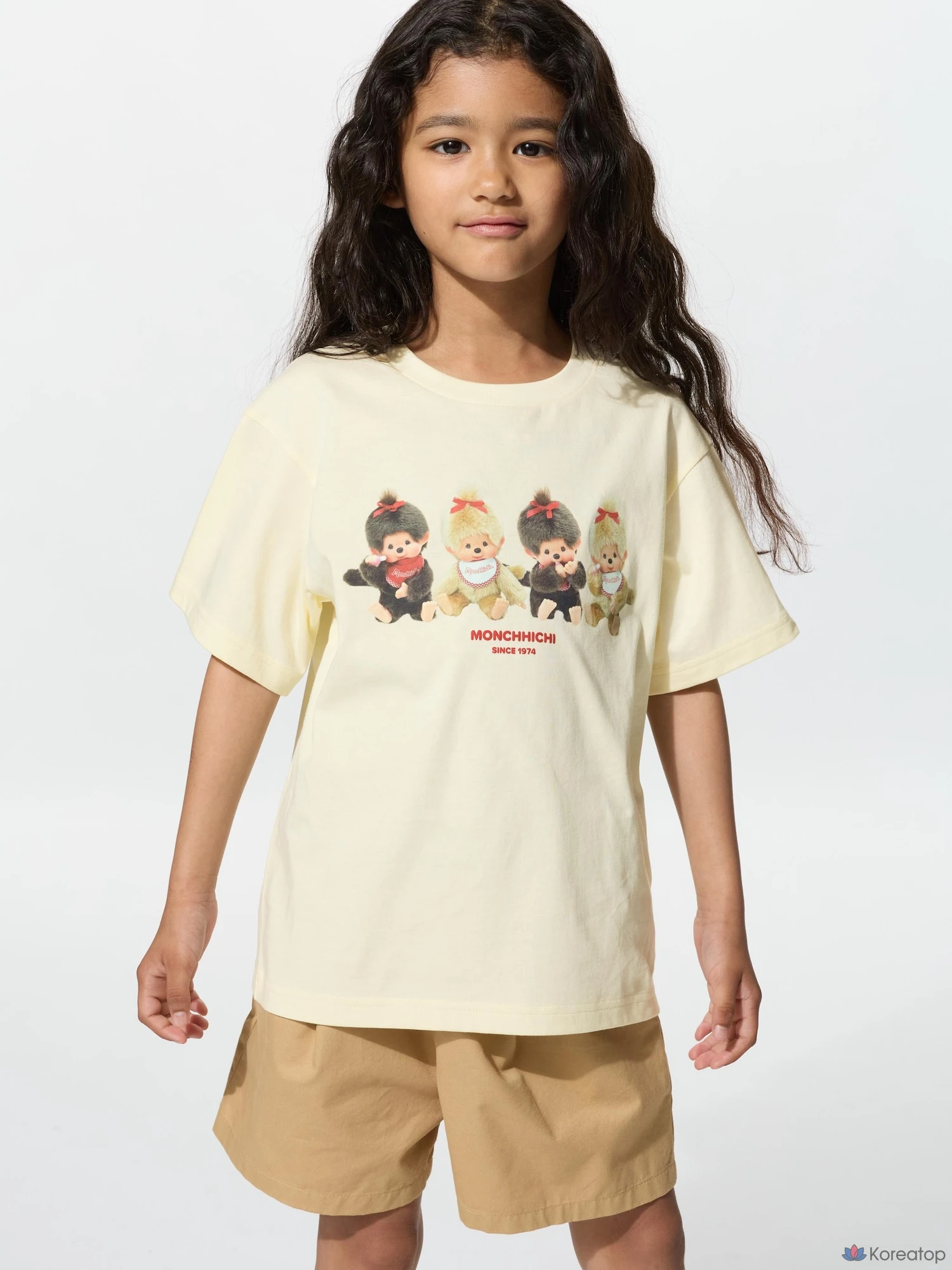 Футболка детская Uniqlo Monchhichi UT Graphic T, размер Free