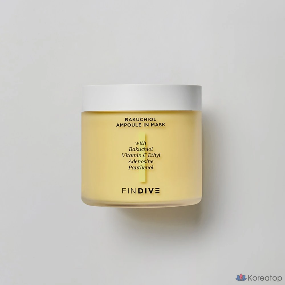Выход: Восстанавливающая маска для лица FINDIVE Bakuchiol Wash-off Cream Mask, 200 мл, 1 шт.