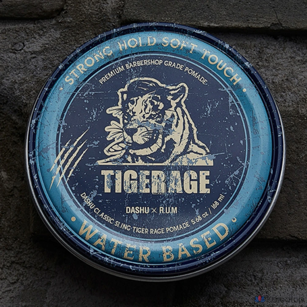 Воск для волос DASHU Classic Tiger Rage Water-based Pomade Hair Wax, 168 мл, 1 шт.