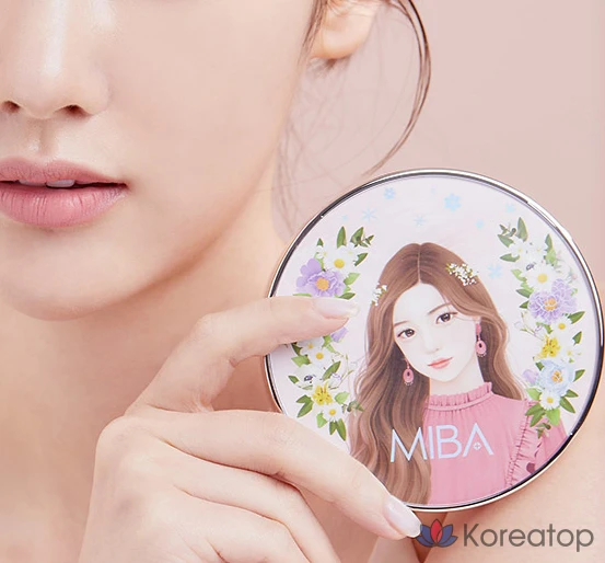Кушон Miba Ion Calcium Double Cushion Foundation RX, оттенок 21, 25 г + рефилл 25 г, 1 шт.