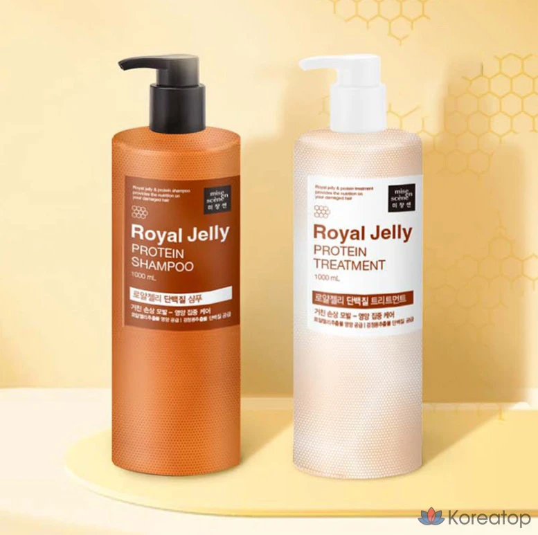 Кондиционер для волос Mise en Scene Royal Jelly Protein Treatment, 1 л, 1 шт.