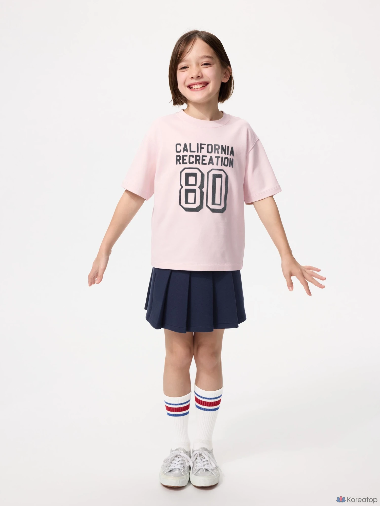 Футболка детская Uniqlo AIRism Cotton Graphic Crew Neck T-Shirt