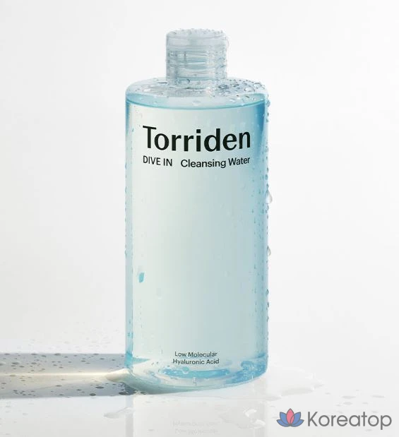 Гидрофильная вода Torriden Dive-In Low Molecular Hyaluronic Acid Cleansing Water, 400 мл, 1 шт.