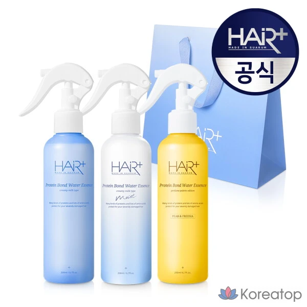 Набор для ухода Hair Plus Protein Bond Water Essence 3-piece Set, 520 мл, 1 шт.