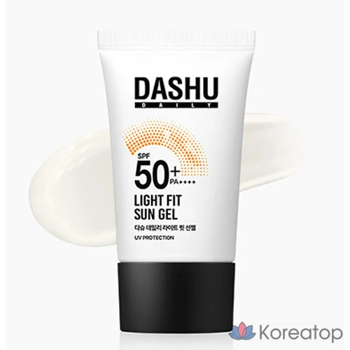 Солнцезащитный крем DASHU Daily Light Fit Sun Gel SPF50+ PA++++, 50 мл, 1 шт.