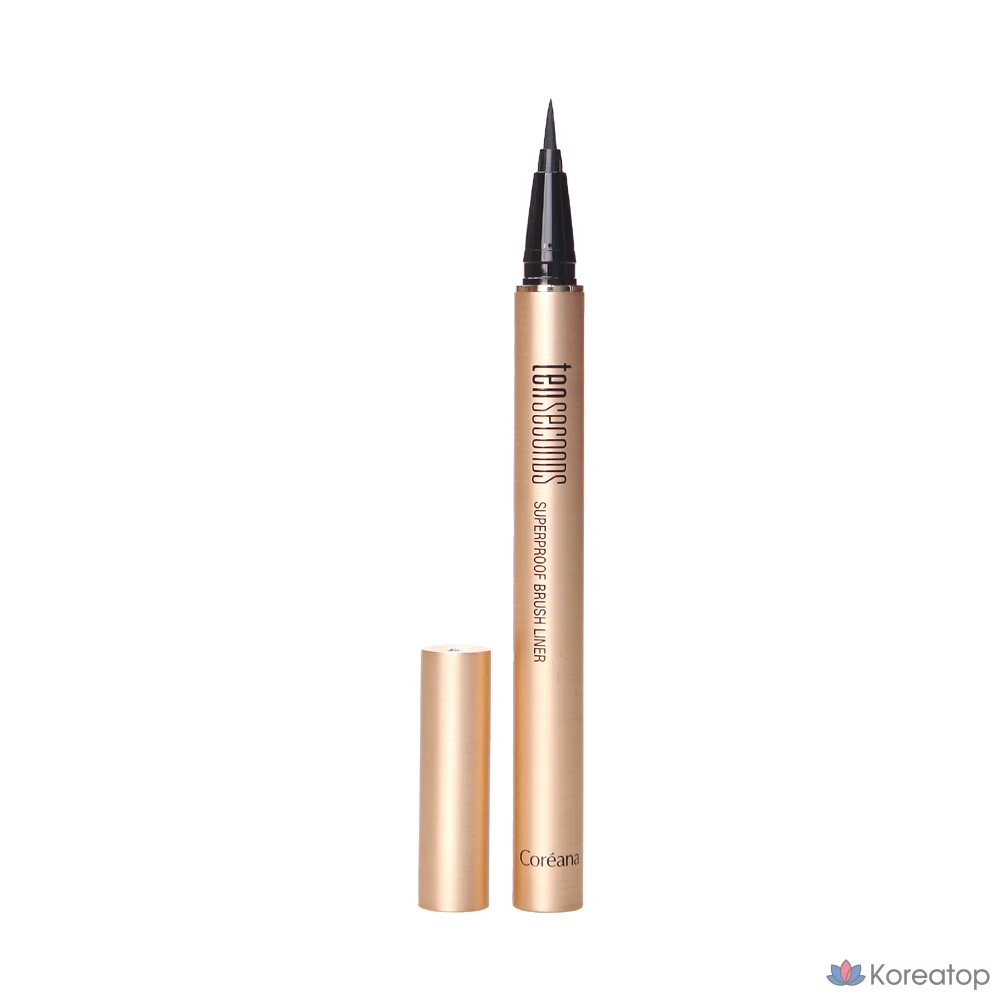 Подводка для глаз Coreana Tenseconds Superproof Brush Liner, оттенок FM, 1 шт.