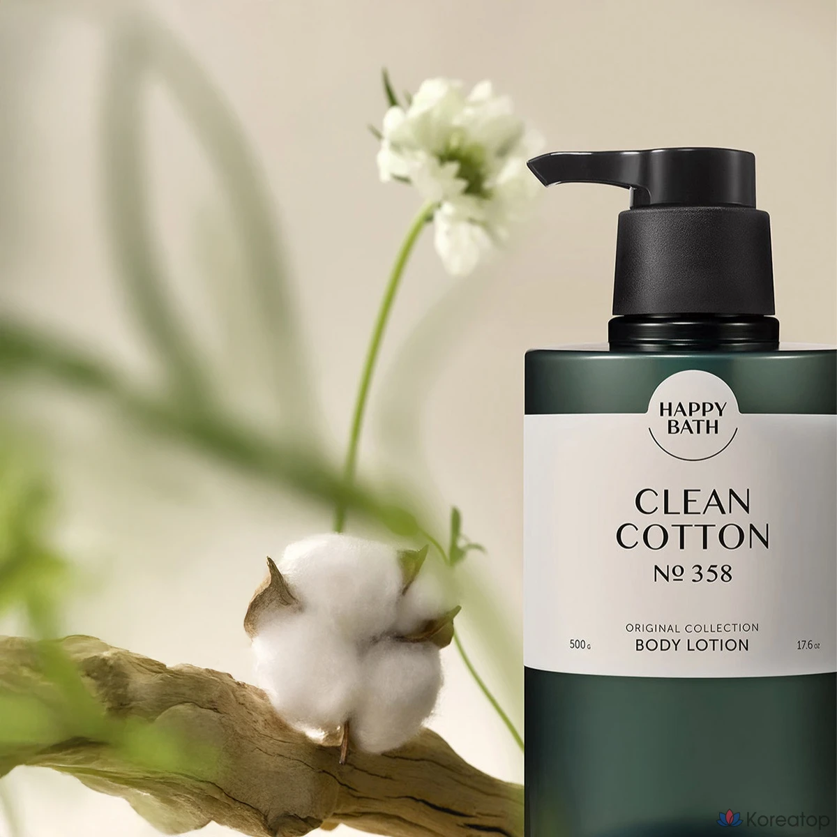 Лосьон для тела Happy Bath Original Collection Body Lotion Clean Cotton, 500 г, 1 шт.