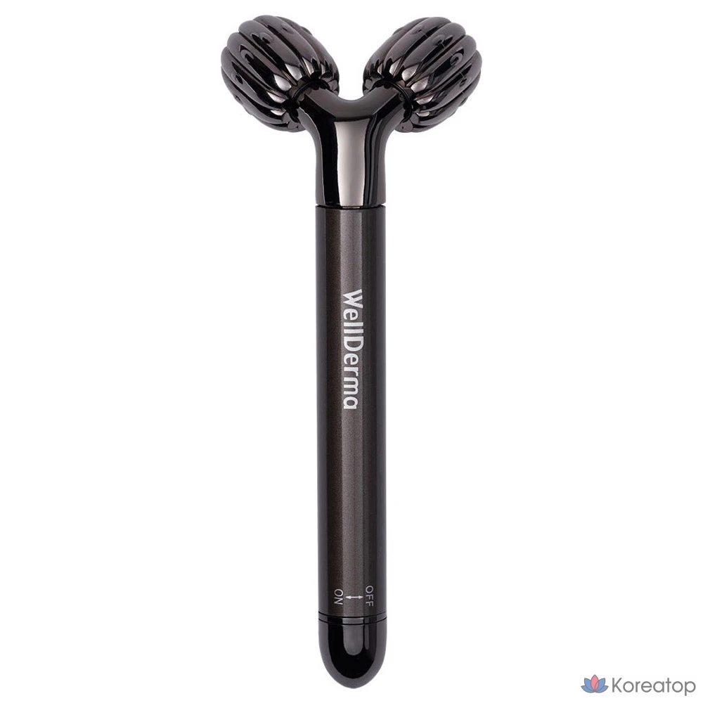 Вибромассажер для лица WellDerma Face Vibration Roller, 1 шт.