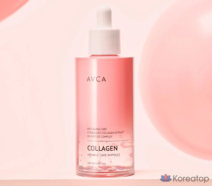 Ампульная сыворотка AVCA Wrinkle Care Collagen Ampoule, 100 мл, 1 шт.