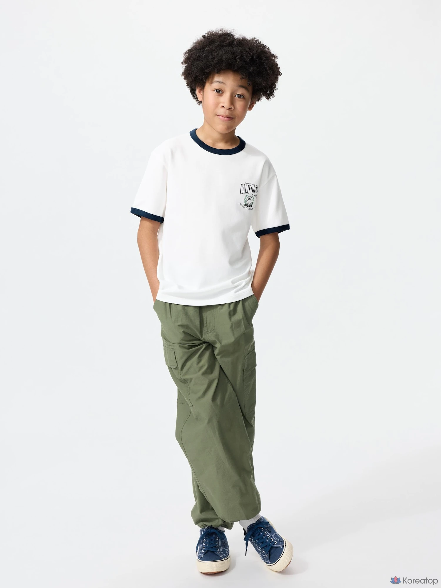 Футболка детская Uniqlo AIRism Cotton Graphic Crew Neck T