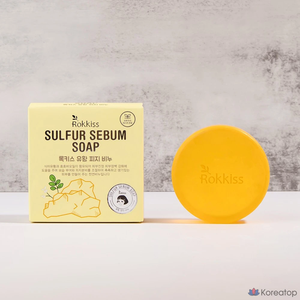 Мыло для лица Rokkiss Sulfur Pore Mature Soap, 100 г, 1 шт.