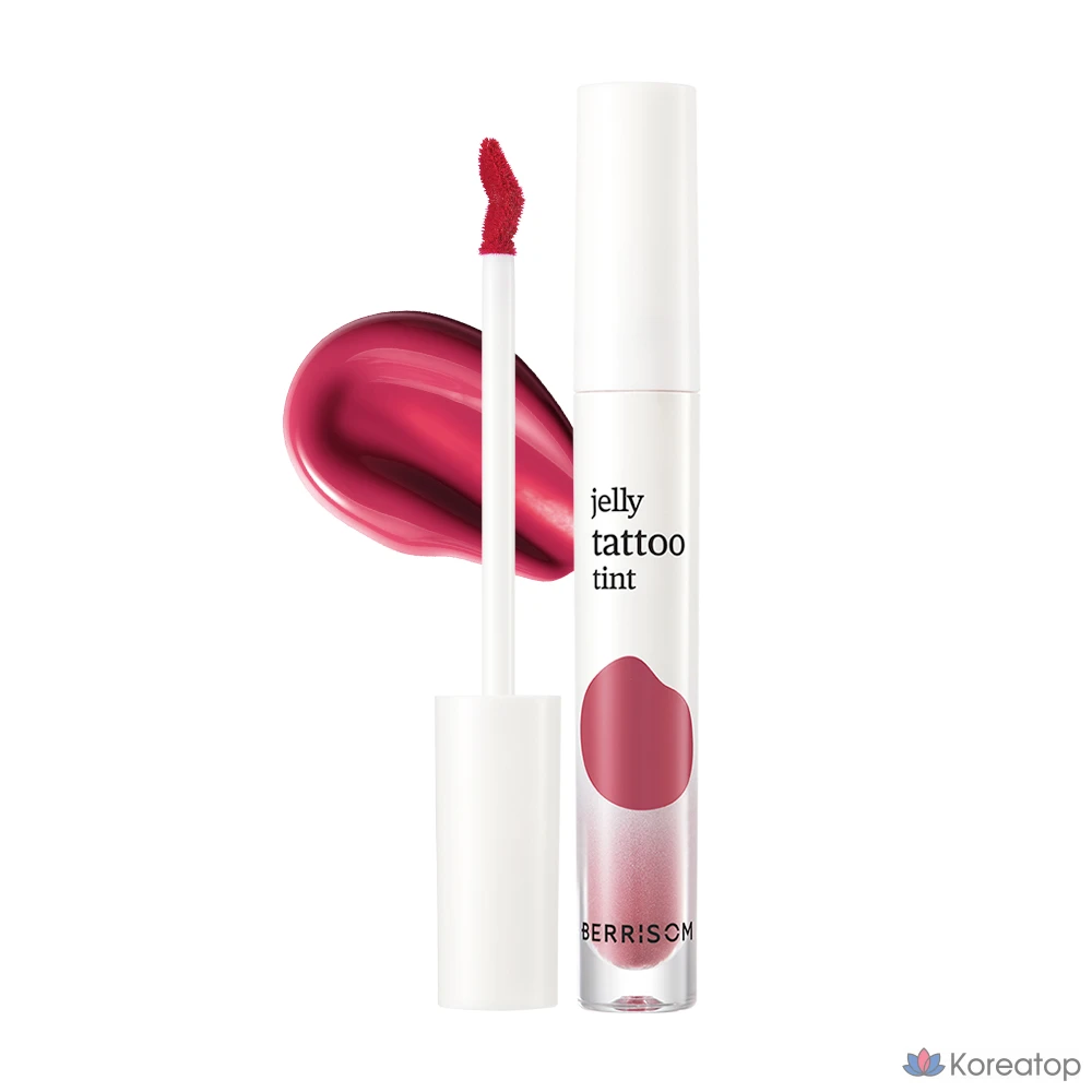 Тинт для губ Berrisom Jelly Tattoo Tint Mukbang Tint Water Play Tint, оттенок 04 Raspberry, 1 шт.