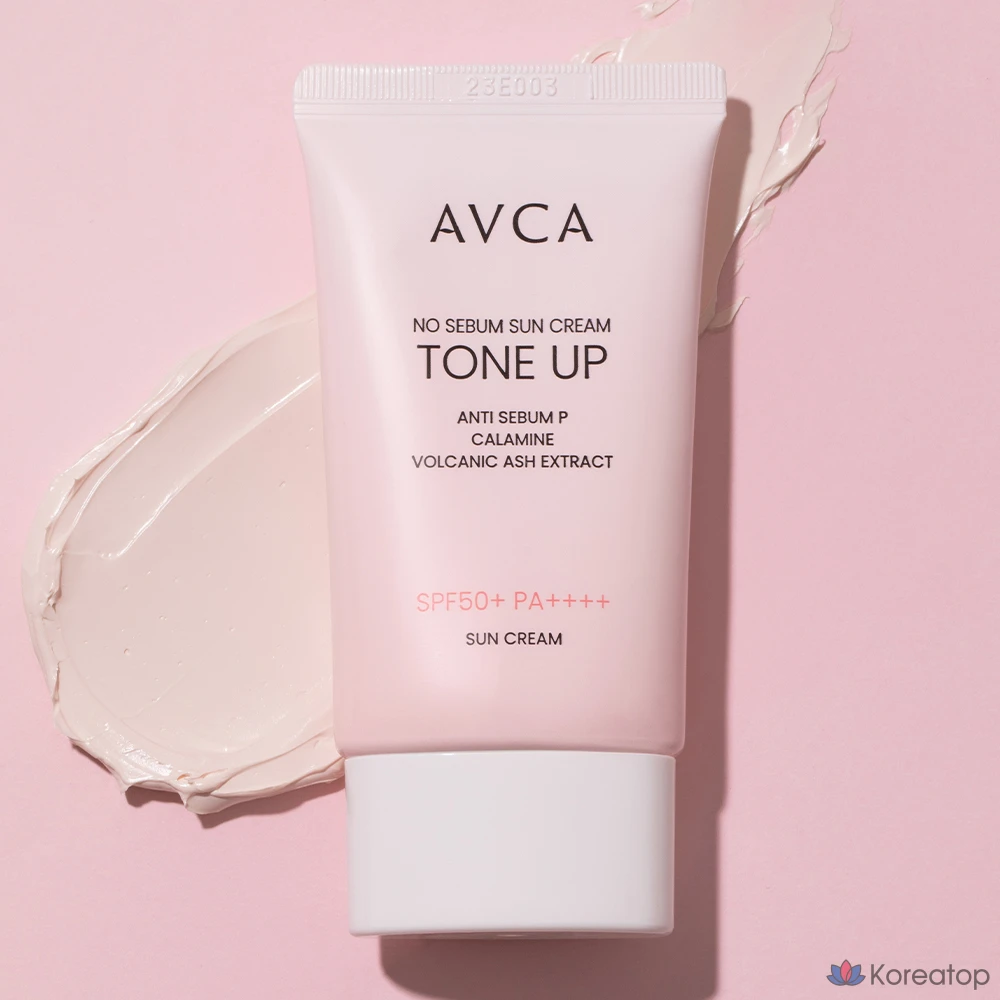 Солнцезащитный крем AVCA Tone-Up No Sebum Mineral Sun Cream SPF50+ PA++++, 35 мл, 1 шт.
