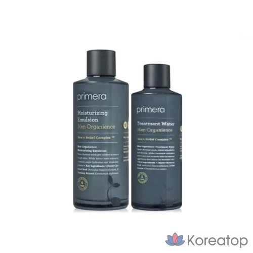 Набор для ухода PRIMERA Men Organience 2-piece Set (Toner + Lotion), 1 шт.