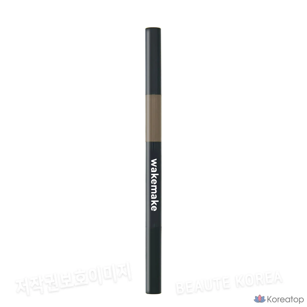 Карандаш для бровей WAKEMAKE Powder Jet Dual Brow, оттенок 08 Ash Brown, 1 шт.