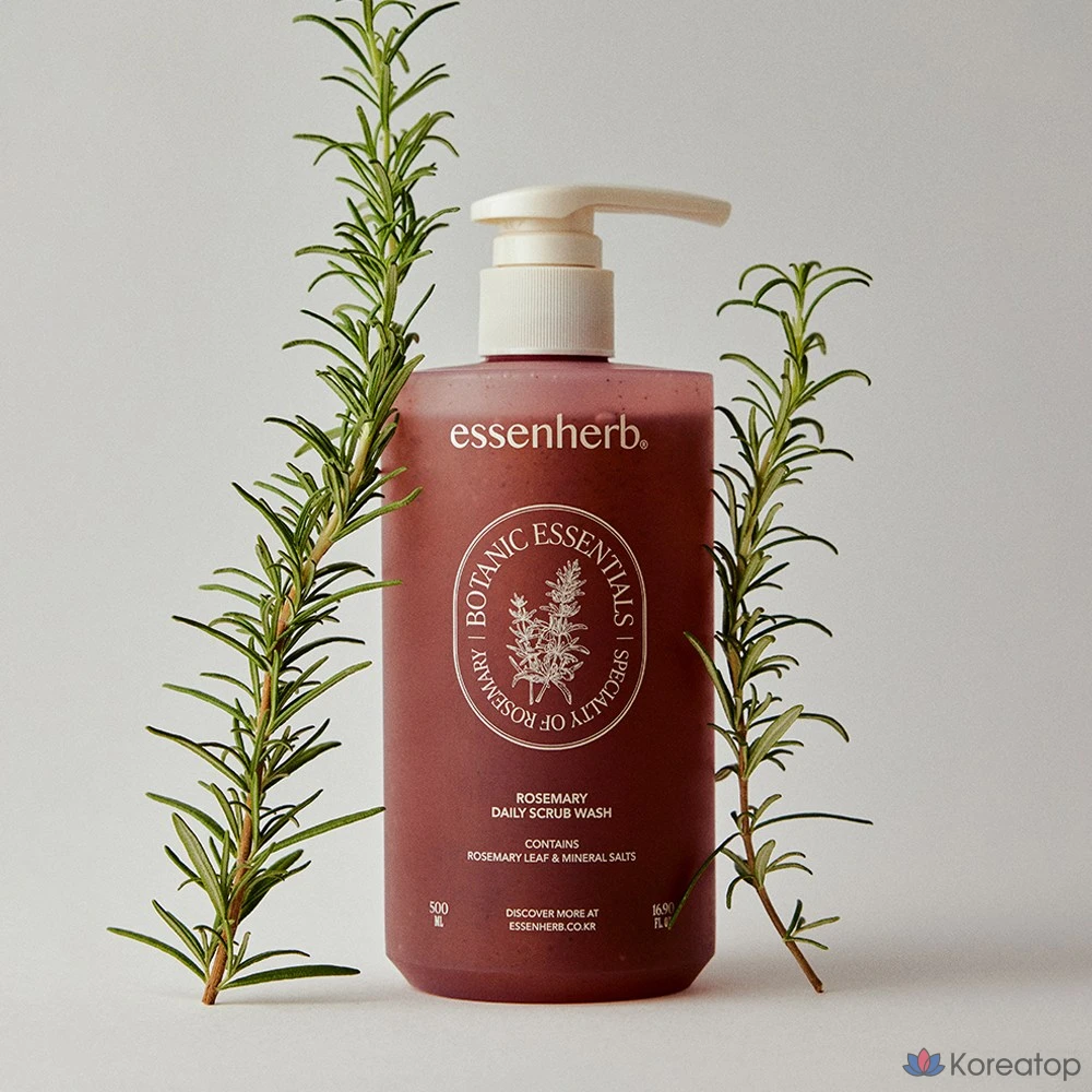 Скраб для тела EssenHerb Rosemary Daily Scrub Wash, 500 мл, 1 шт.