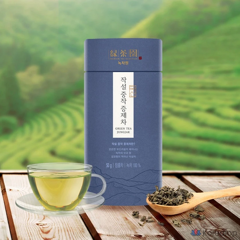 Чай Nokchawon Jakseol Jungjak Jeungje Tea, 50 г, 1 шт.