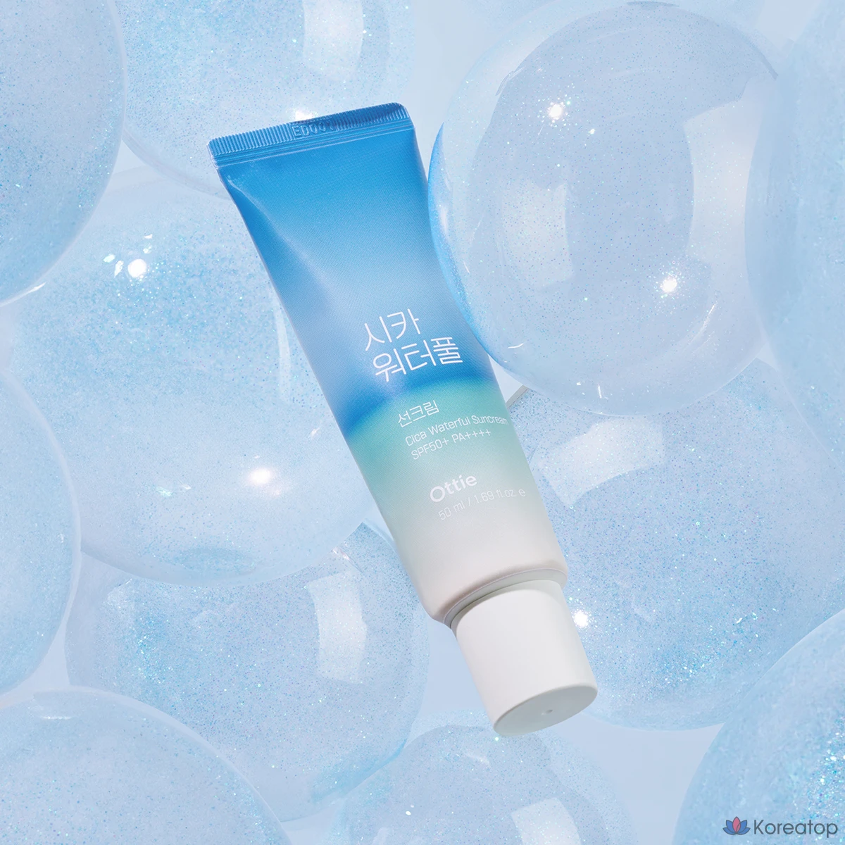 Солнцезащитный крем Ottie Cica Waterful Sun Cream SPF50+ PA++++, 50 мл, 1 шт.