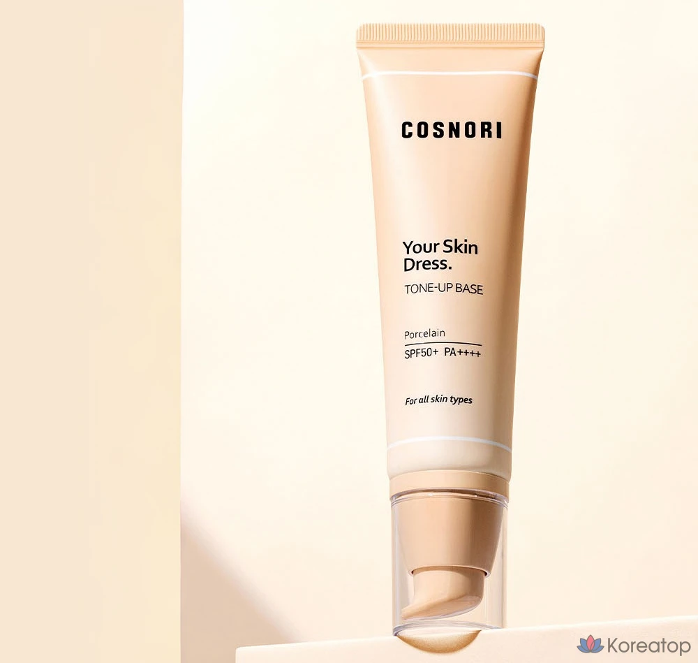 Тонер Cosnori Your Skin Dress Tone-Up Base, оттенок Porcelain, 50 мл, 1 шт., фото 2