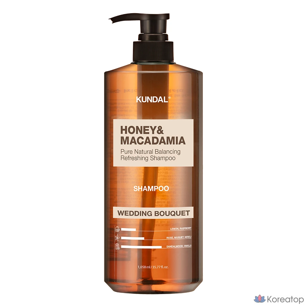 Шампунь Kundal Nature Shampoo Wedding Bouquet, 1.058 л, 1 шт.