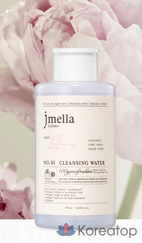 Гидрофильная вода Jmella In France Blooming Peony Cleansing Water, 500 мл, 1 шт.