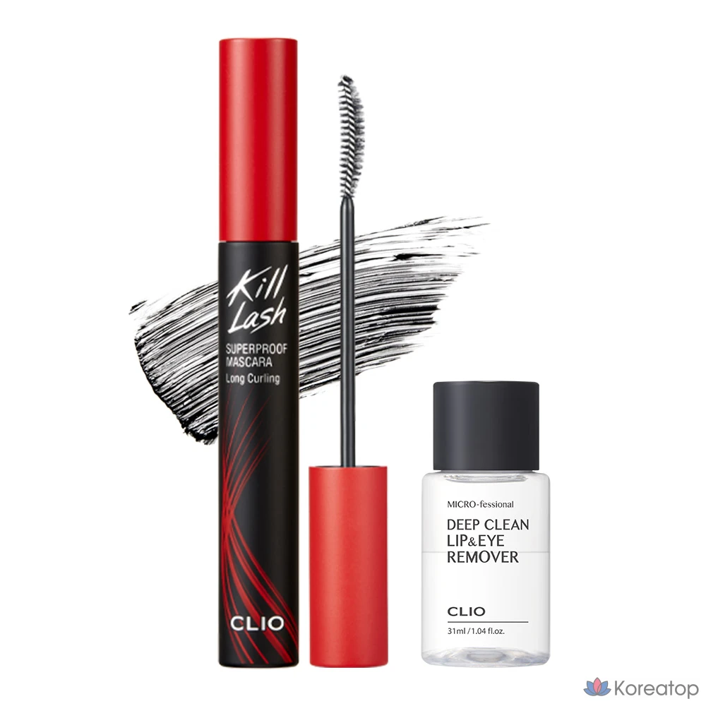 Тушь для ресниц Clio Kill Lash Superproof Mascara, оттенок 01 Long Curling, 1 шт.