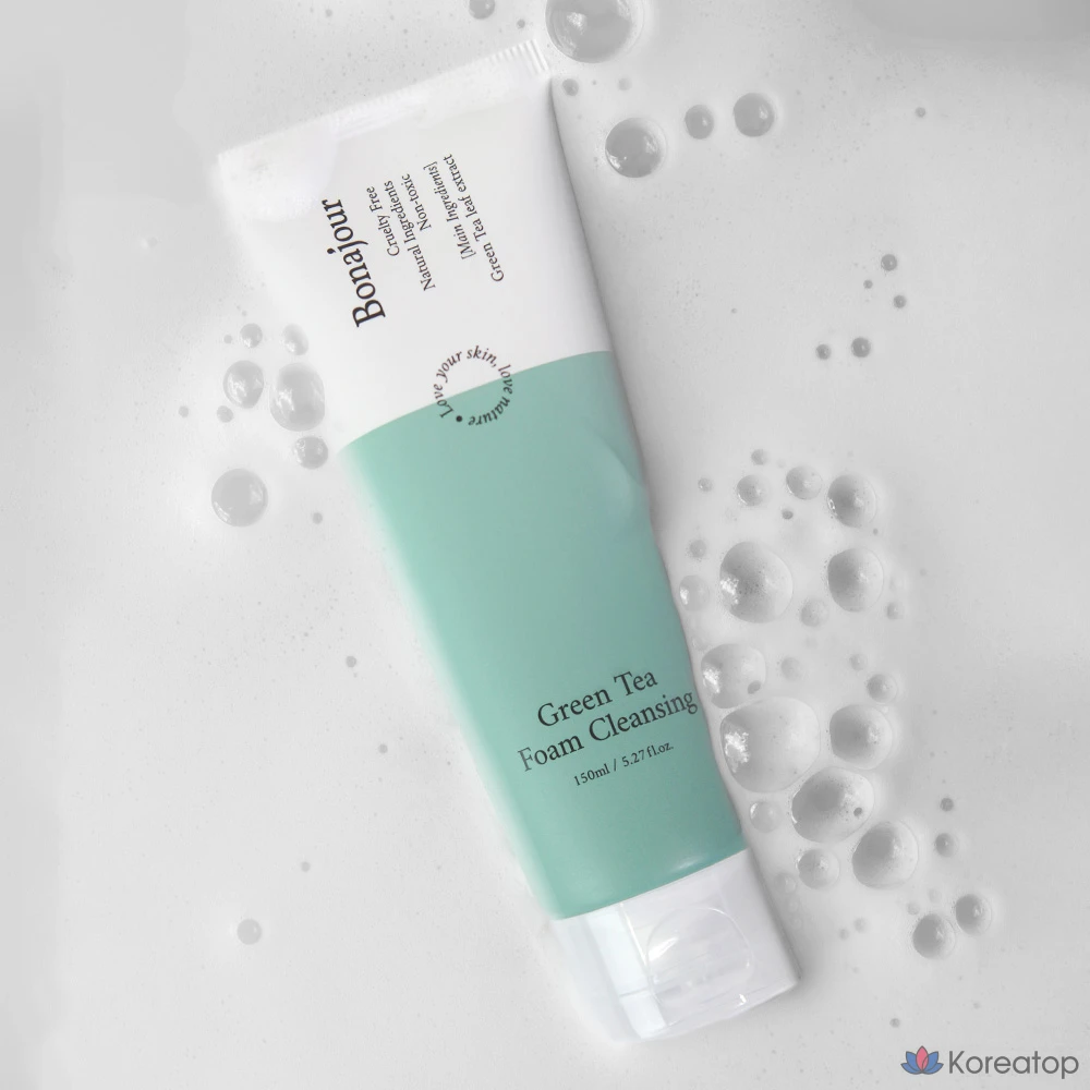 Пенка для умывания Bonajour Green Tea Foam Cleansing, 150 мл, 1 шт.