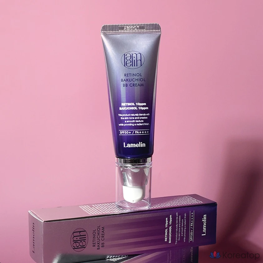 BB-крем Lamelin Retinol Bakuchiol, оттенок Beige, 50 мл, 1 шт.