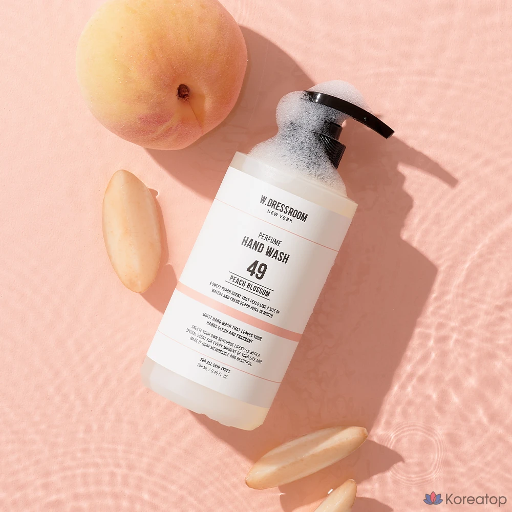 Жидкое мыло для рук W.Dressroom Perfume Hand Wash Peach Blossom, 280 мл, 1 шт.