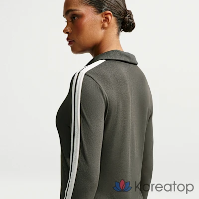 Поло женское Nike Skims Stretch Knit Long Sleeve Polo Top, фото 2