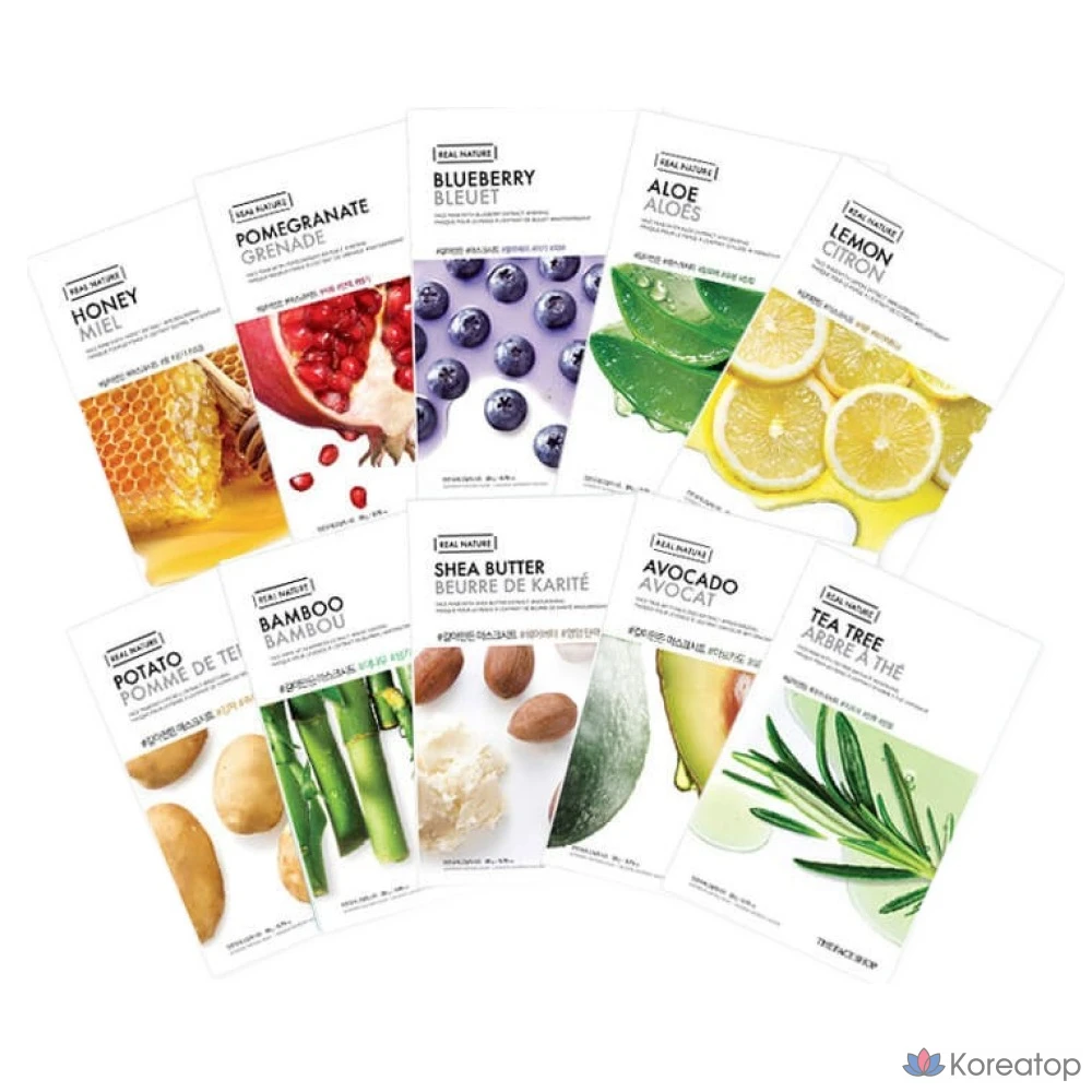 Тканевая маска для лица The Face Shop Real Nature Tea Tree Mask, 6 шт., фото 2