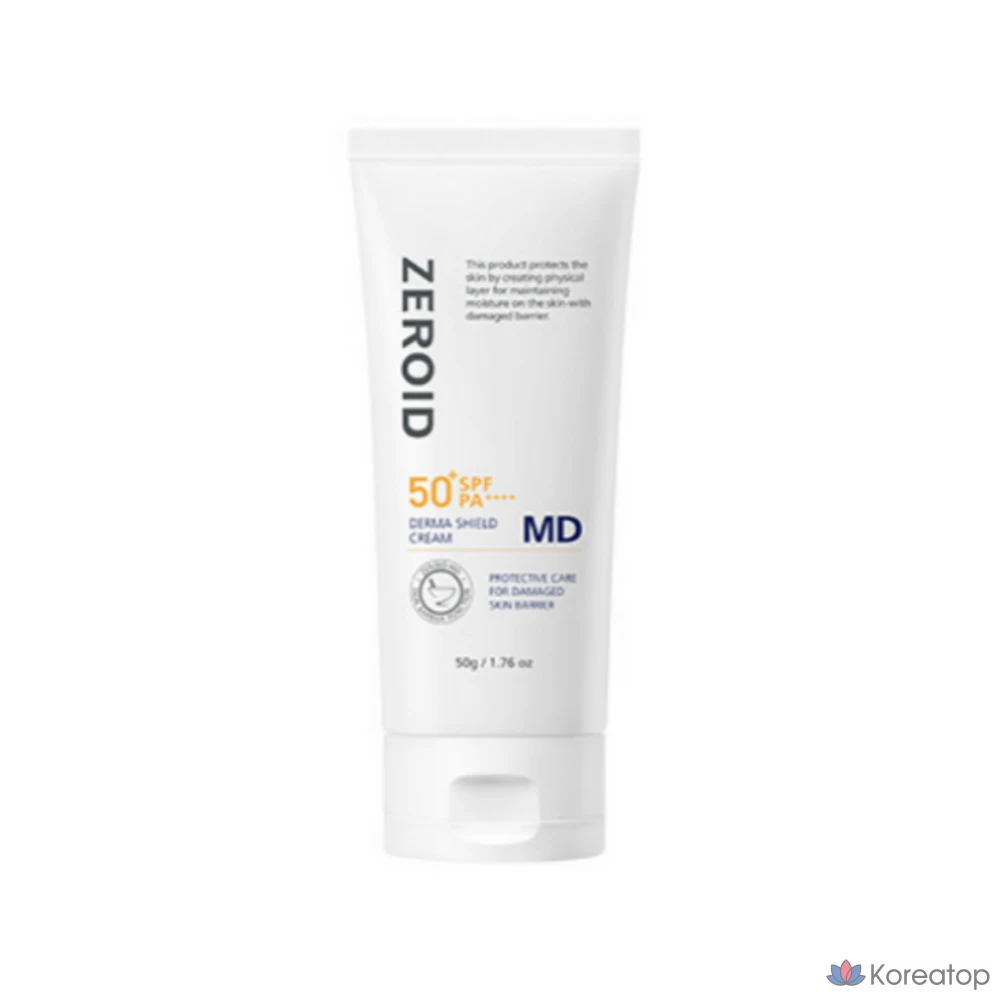 Солнцезащитный крем ZEROID Derma Shield Cream MD SPF50+ PA++++, 50 мл, 1 шт.
