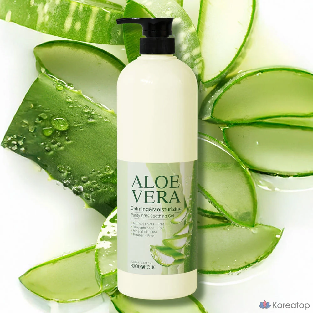 Гель для лица FoodaHolic Aloe Vera Soothing Gel, 1 л, 1 шт.